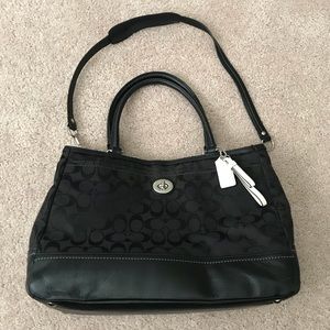 Coach Signature Laptop Carryall